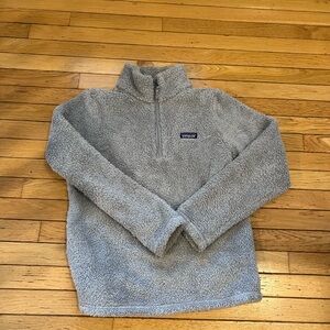 Patagonia Light Gray Fleece Pullover